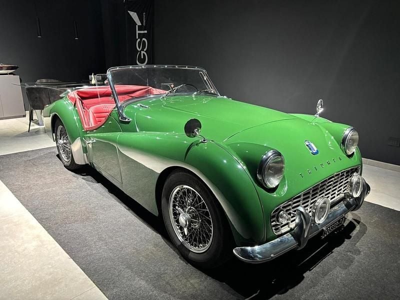 Usata Triumph TR3 99 CV (72 kW) 1961 Verde Cabrio