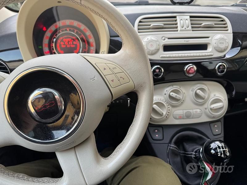 Usata Fiat 500 69 CV (50 kW) 2011 Nero Utilitaria