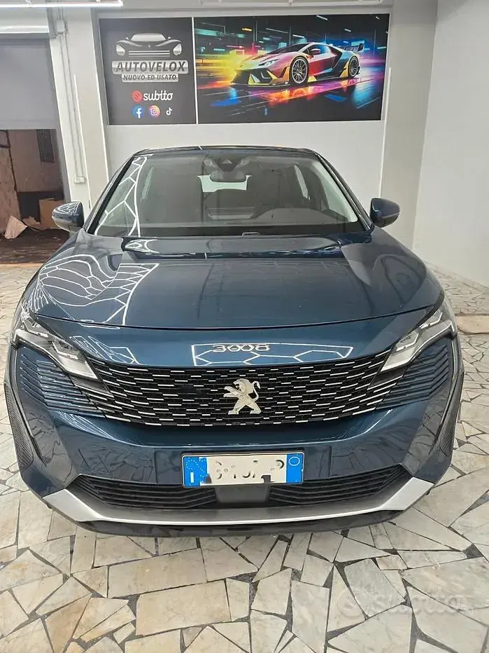 Usata Peugeot 3008 Active 131 CV (96 kW) 2021 Blu SUV