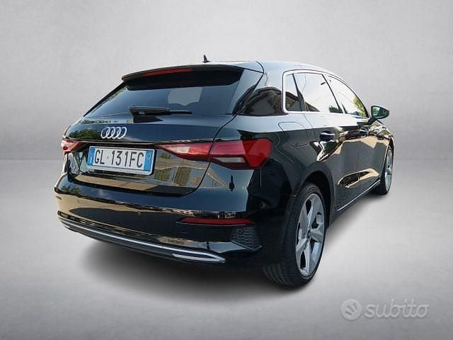Usata Audi A3 Advanced 150 CV (110 kW) 2022 Nero Berlina