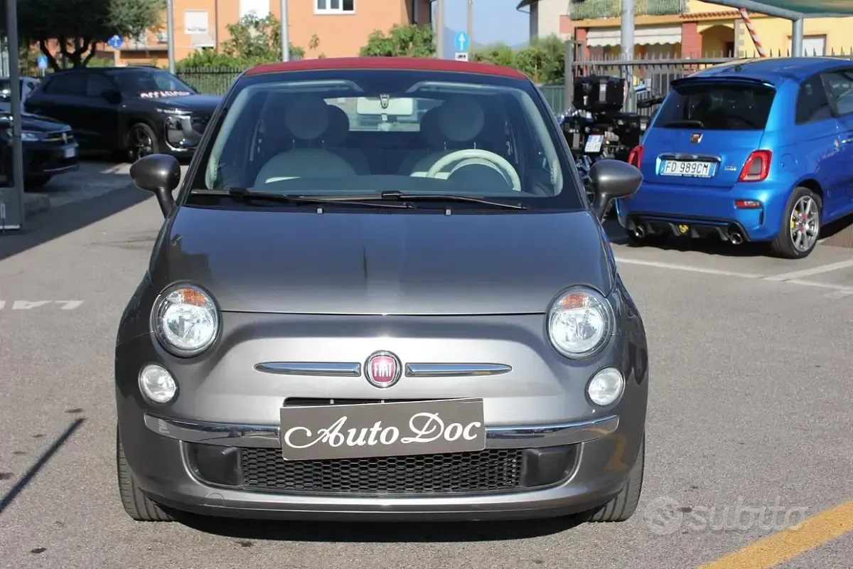 Usata Fiat 500C Lounge 69 CV (50 kW) 2016 Grigio Cabrio