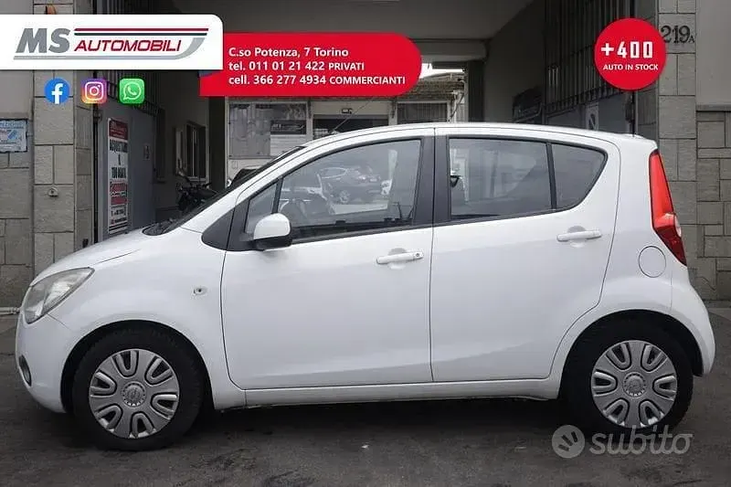 Usata Opel Agila Enjoy 94 CV (69 kW) 2012 Bianco Utilitaria