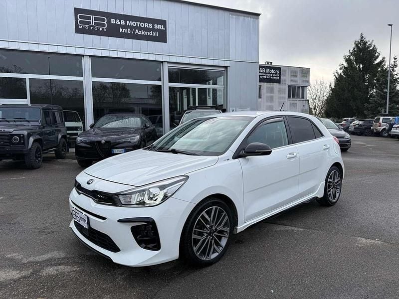 Usata Kia Rio GT-Line 120 CV (88 kW) 2018 Bianco Berlina