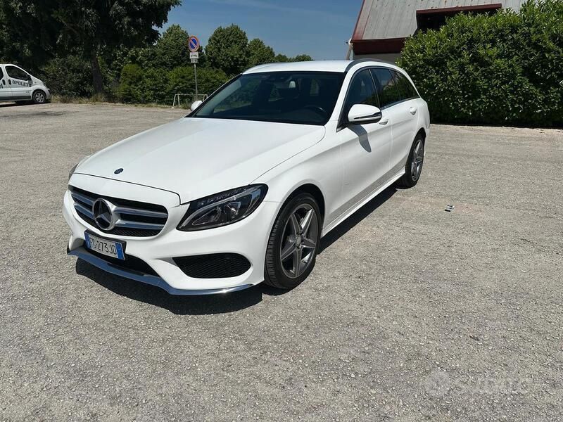 Bianco Usata 2017 Mercedes C200 Premium Station wagon | 15.700 € (Buon prezzo) - Immagine 1/4