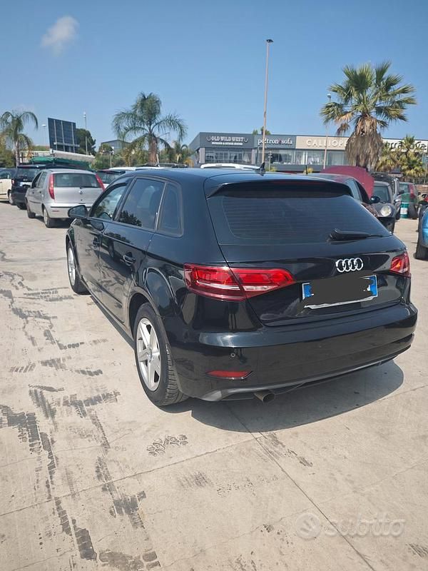 Usata Audi A3 116 CV (85 kW) 2017 Nero Berlina