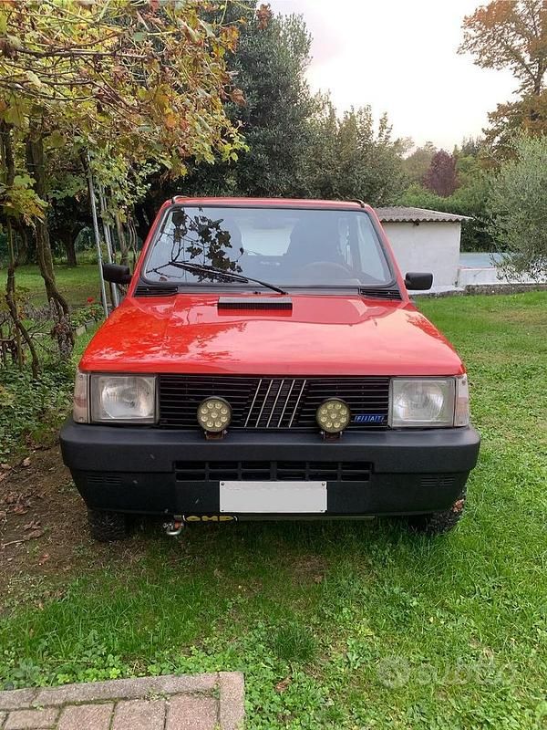 Rosso Usata 1990 Fiat Panda 4x4 Utilitaria | 5000 € - Immagine 1/4