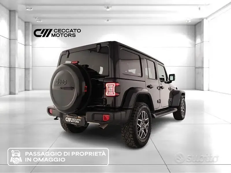 Usata Jeep Wrangler Unlimited 272 CV (200 kW) 2021 Nero SUV