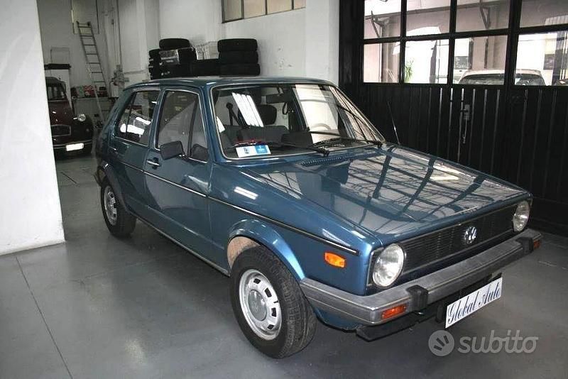 Usata VW Golf I 54 CV (39 kW) 1982 Blu Utilitaria
