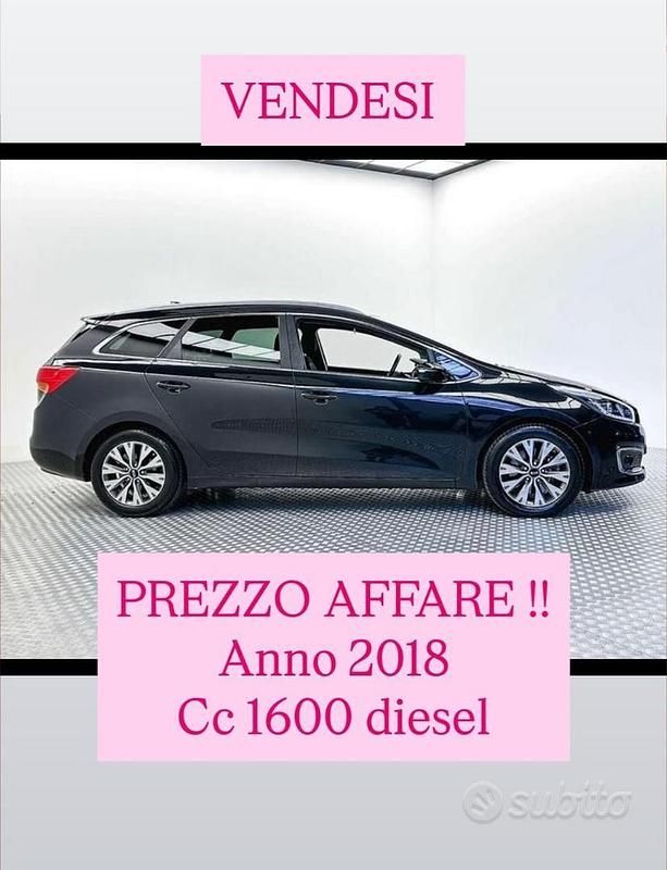 Begagnad Kia Ceed 2018 Svart Halvkombi