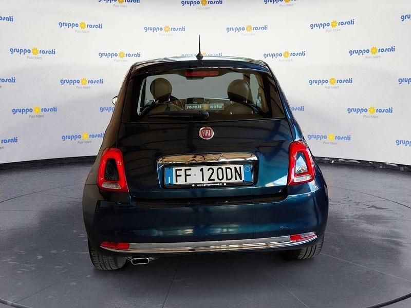 Usata Fiat 500 Lounge 95 CV (69 kW) 2016 Blu/azzurro Utilitaria
