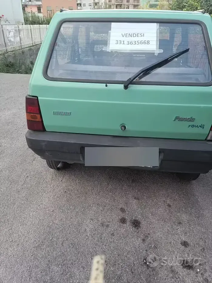 Usata Fiat Panda Young 39 CV (28 kW) 2000 Verde Berlina