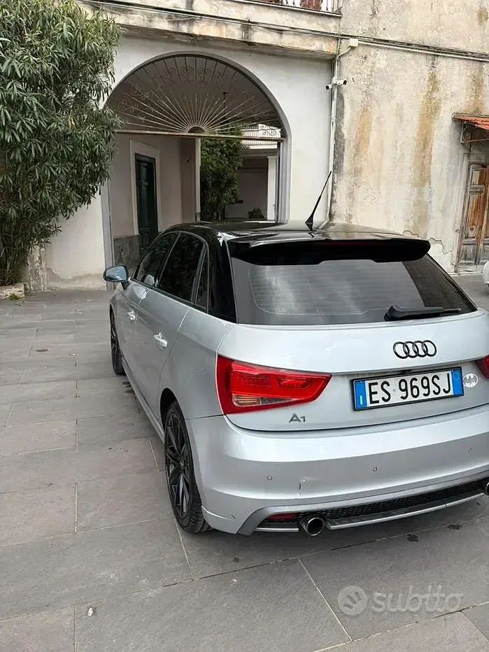 Usata Audi A1 Sportback S-Line 90 CV (66 kW) 2013 Grigio Utilitaria