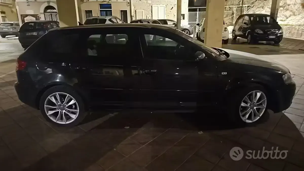 Usata Audi A3 Sportback 140 CV (102 kW) 2006 Nero Utilitaria