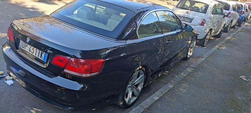 Usata BMW 320 Cabriolet 177 CV (130 kW) 2008 Nero Cabrio