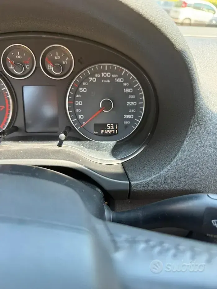 Usata Audi A3 140 CV (102 kW) 2005 Nero Utilitaria
