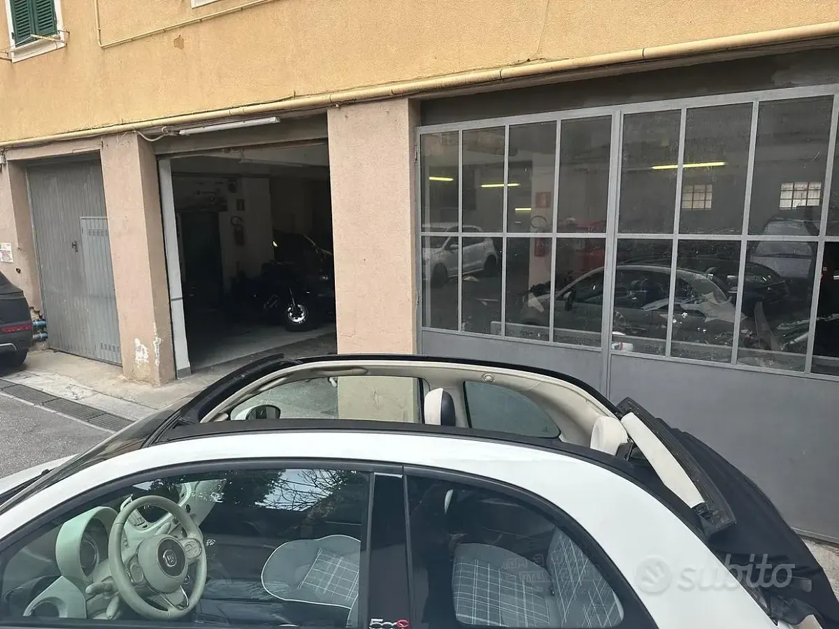 Usata Fiat 500 Lounge 69 CV (50 kW) 2019 Bianco Cabrio