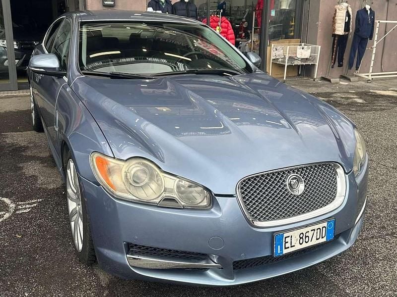 Blu/azzurro Usata 2009 Jaguar XF Premium Luxury Tre volumi | 5990 € (Buon prezzo) - Immagine 1/4