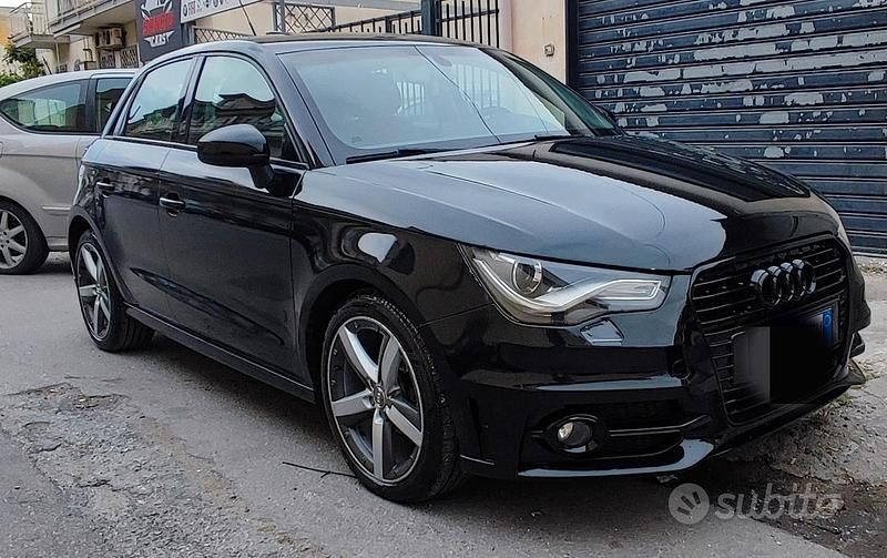 Usata Audi A1 90 CV (66 kW) 2014 Nero Utilitaria