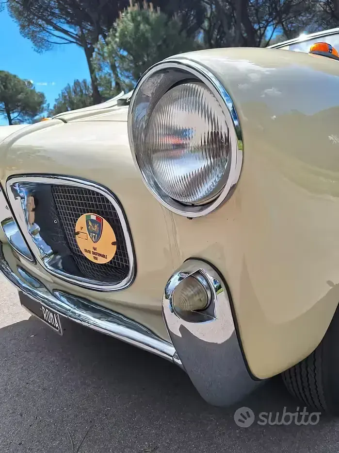 Usata Fiat 1100 44 CV (32 kW) 1950 Bianco Cabrio