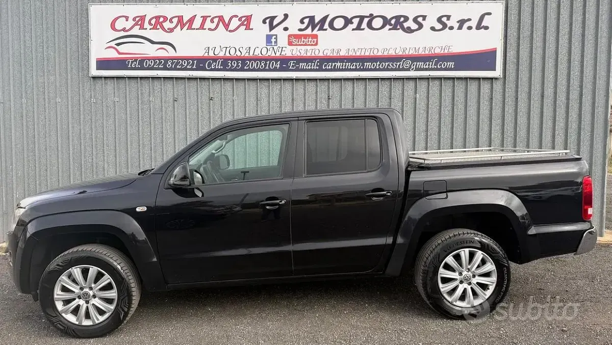 Usata VW Amarok 180 CV (132 kW) 2014 Nero Pick-up