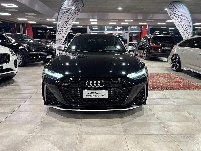 Usata Audi RS6 S-Line 600 CV (441 kW) 2020 Nero Station wagon