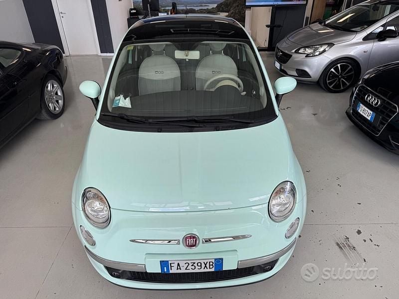 Usata Fiat 500 Lounge 69 CV (50 kW) 2015 Blu Berlina