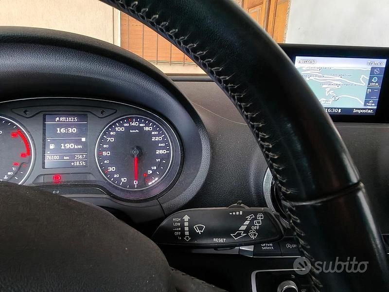 Usata Audi A3 116 CV (85 kW) 2015 Nero Berlina