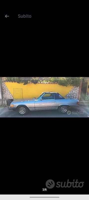 Usata Mercedes SL380 1980 Grigio Coupé