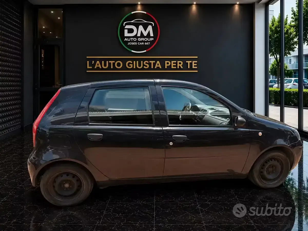 Usata Fiat Punto Active 60 CV (44 kW) 2009 Nero Utilitaria