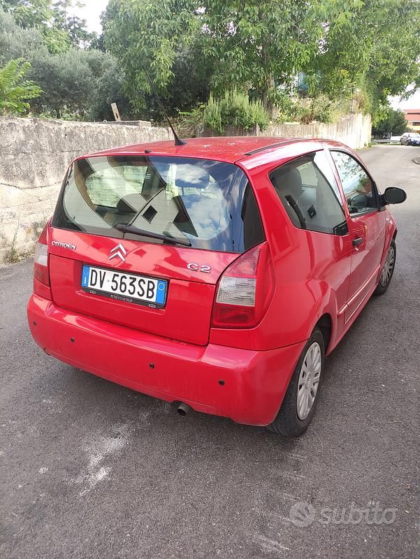 Usata Citroën C2 60 CV (44 kW) 2009 Rosso Utilitaria