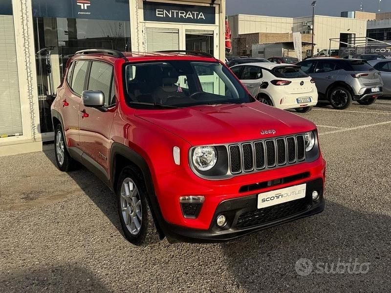 Usata Jeep Renegade Limited 131 CV (96 kW) 2021 Rosso SUV