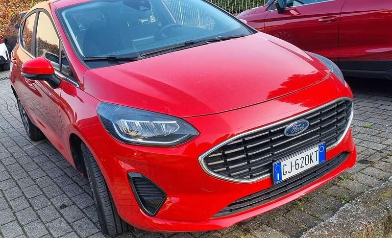 Usata Ford Fiesta Titanium 125 CV (91 kW) 2022 Rosso Utilitaria