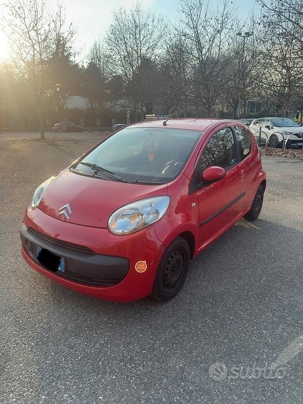 Usata Citroën C1 68 CV (50 kW) 2008 Rosso Utilitaria
