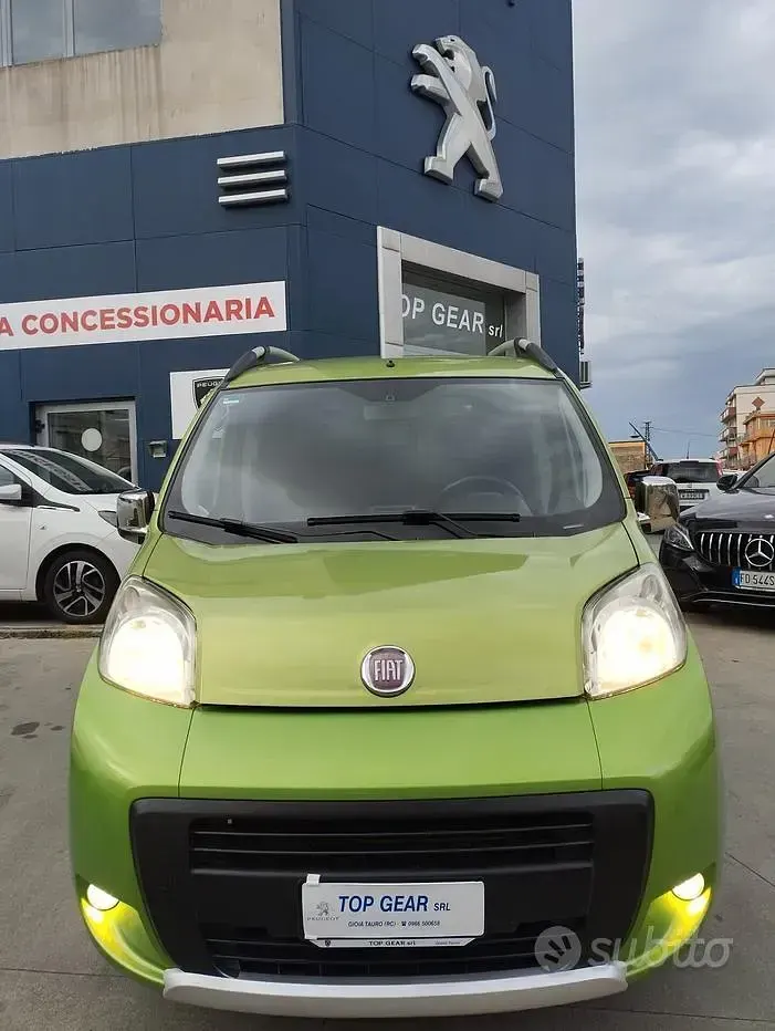Usata Fiat Qubo Dynamic 75 CV (55 kW) 2010 Verde Monovolume