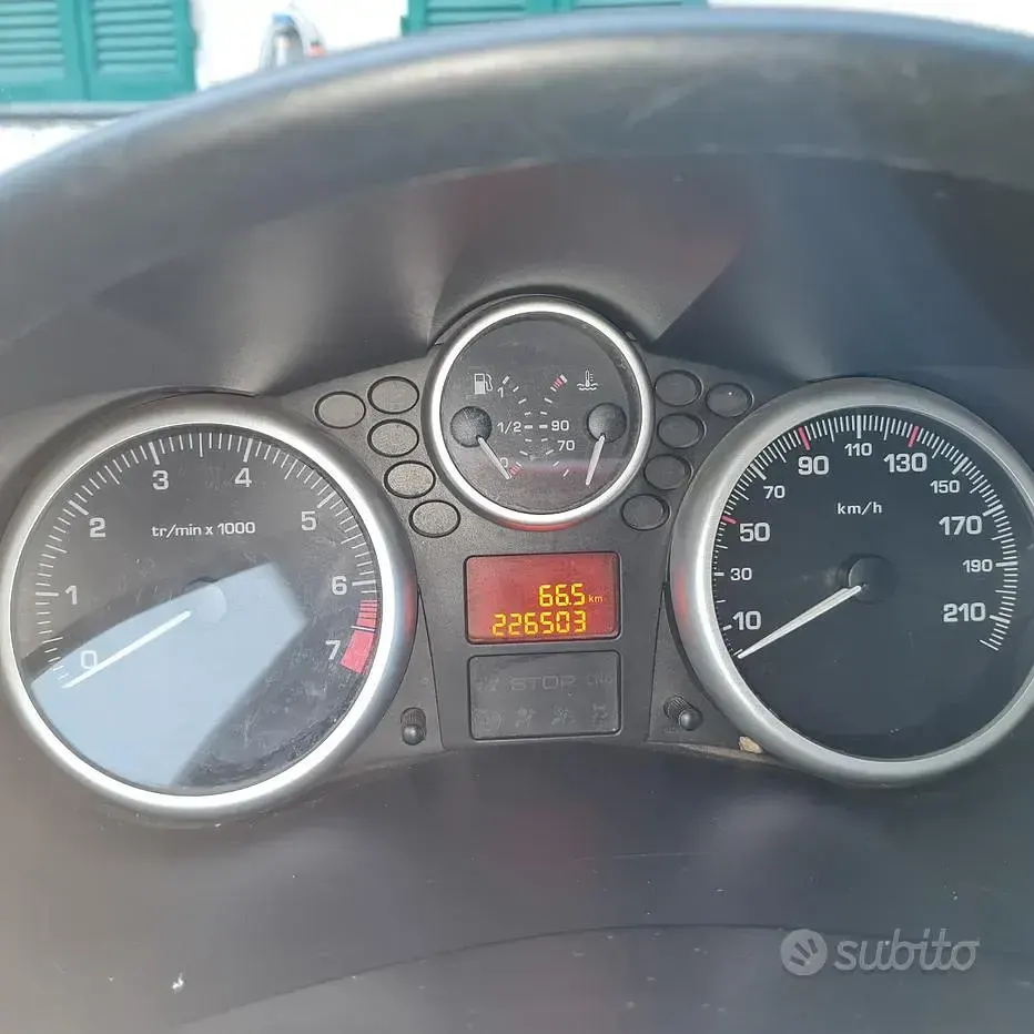 Usata Peugeot 206 60 CV (44 kW) 2009 Rosso Berlina