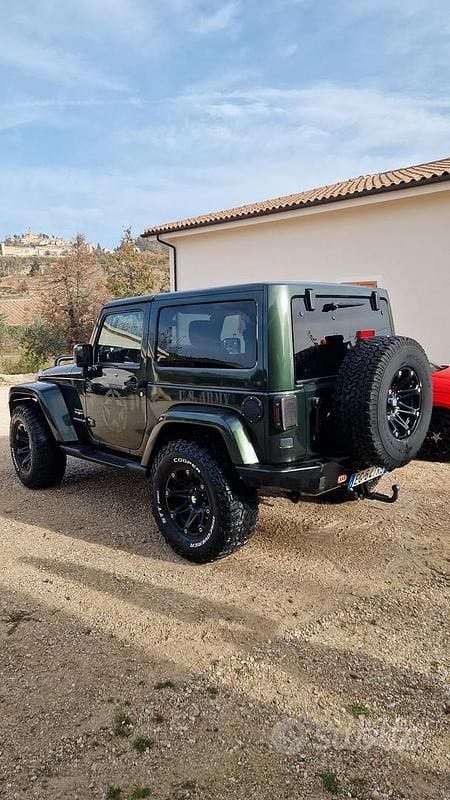Usata Jeep Wrangler 200 CV (147 kW) 2012 Verde SUV