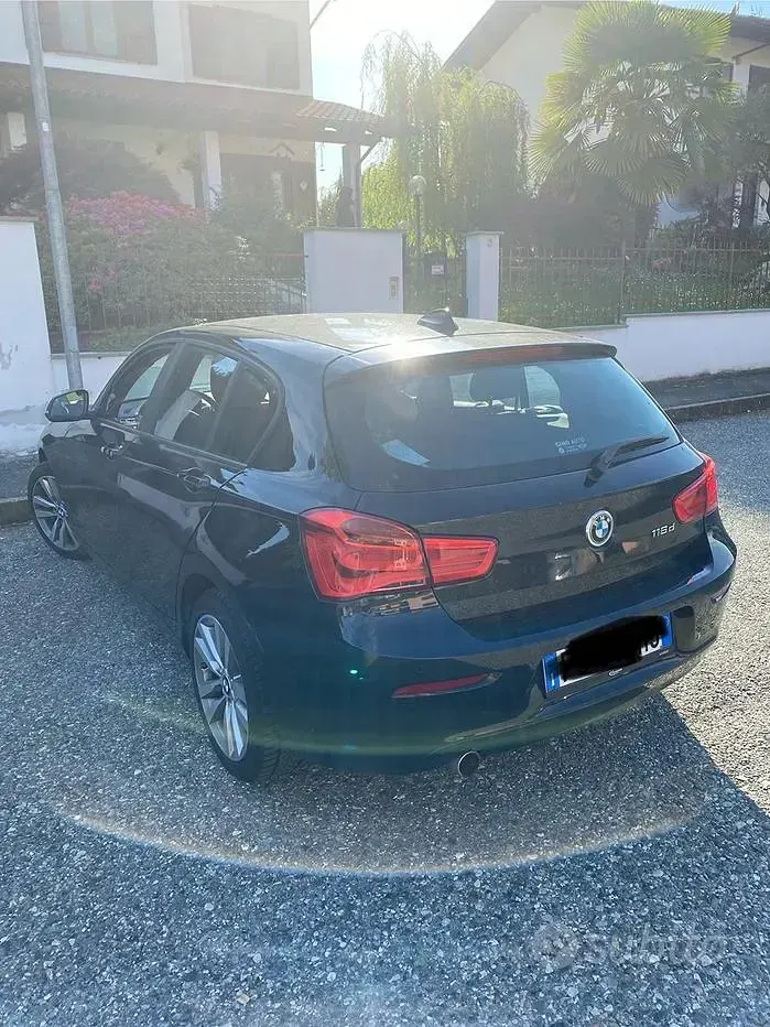Usata BMW 116 Advantage 116 CV (85 kW) 2017 Nero Utilitaria