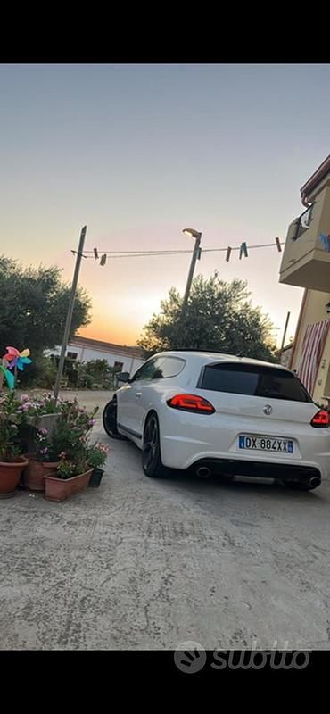 Usata VW Scirocco 200 CV (147 kW) 2009 Bianco Coupé