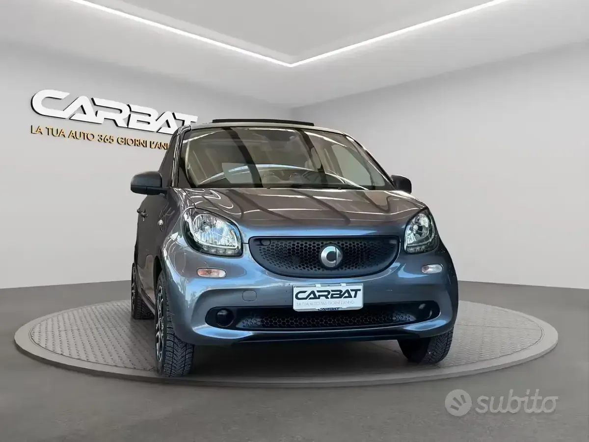 Usata Smart ForFour Passion 71 CV (52 kW) 2015 Grigio Utilitaria