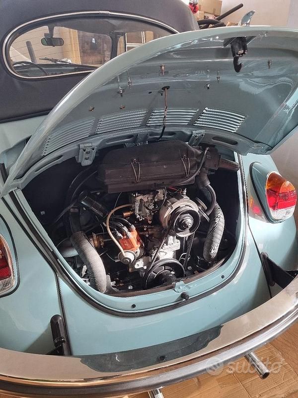 Usata VW Beetle Cabriolet 1970 Blu Cabrio