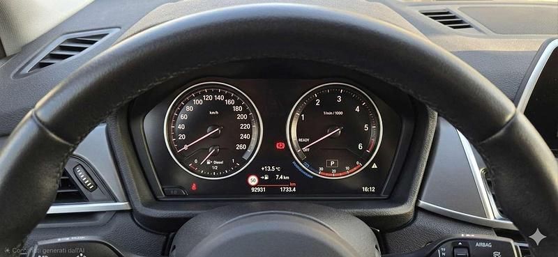 Usata BMW X1 Advantage 150 CV (110 kW) 2019 Blu/azzurro SUV