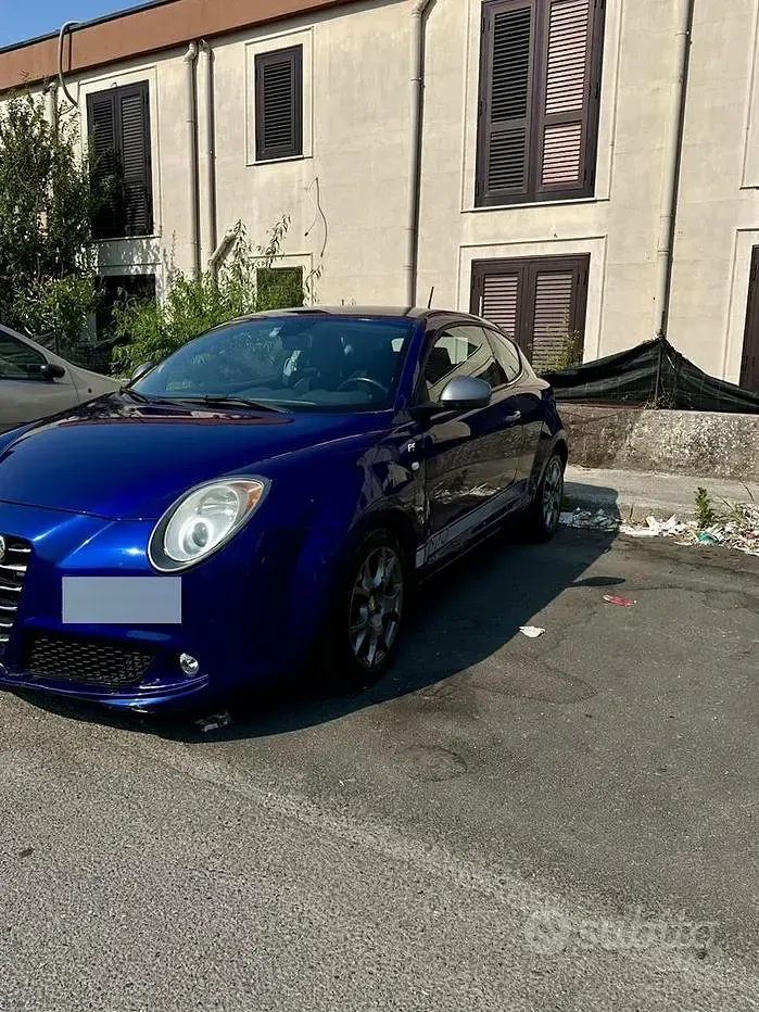 Usata Alfa Romeo MiTo 95 CV (69 kW) 2009 Blu Utilitaria
