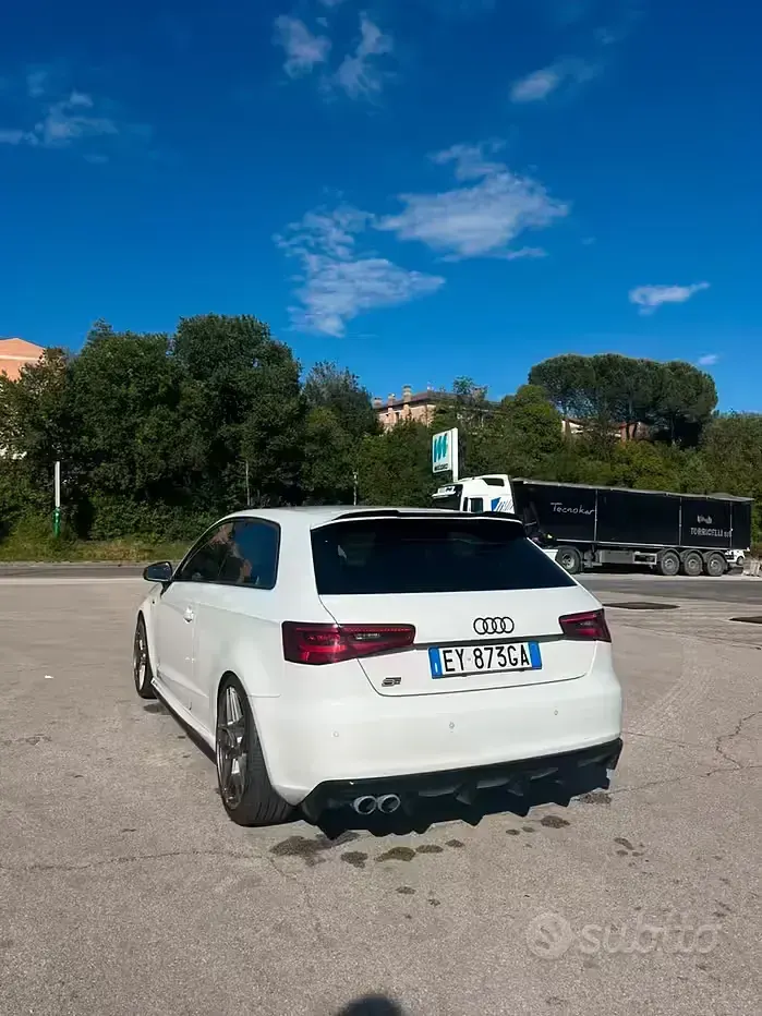 Usata Audi A3 S-Line 150 CV (110 kW) 2015 Bianco Berlina