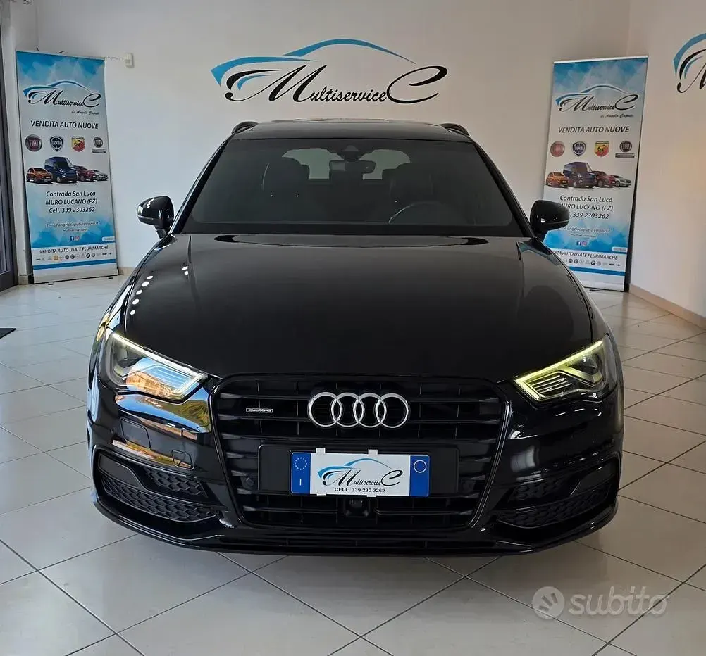 Usata Audi A3 S-Line 184 CV (135 kW) 2016 Nero Berlina