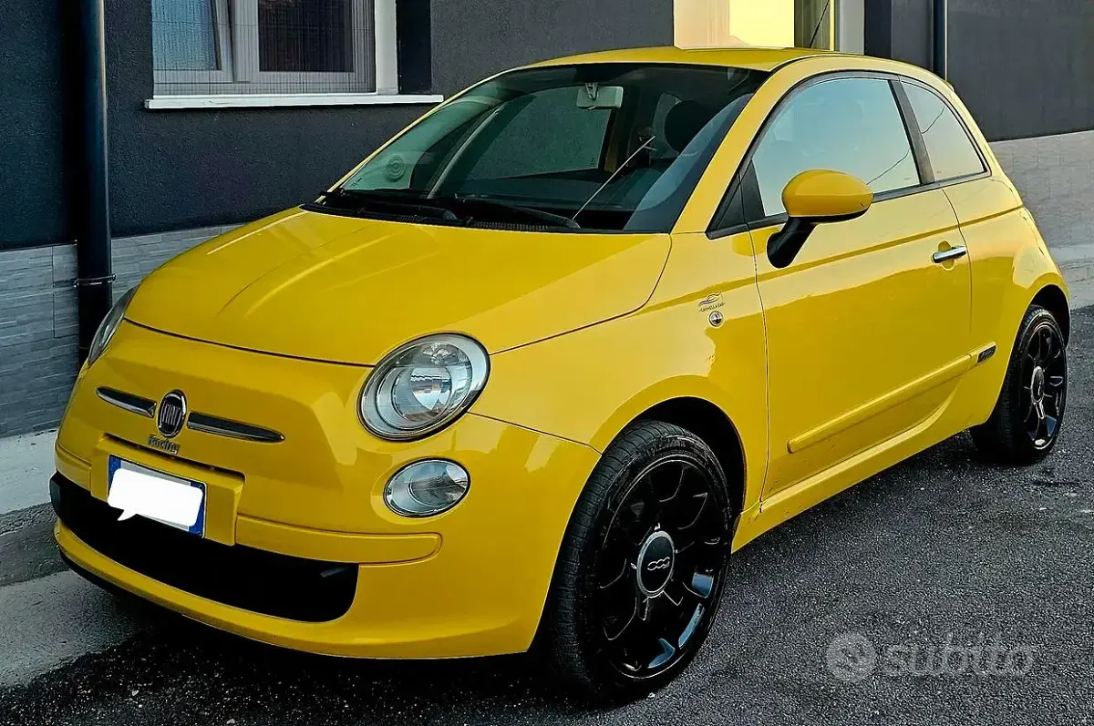 Usata Fiat 500 Sport 75 CV (55 kW) 2009 Giallo Cabrio