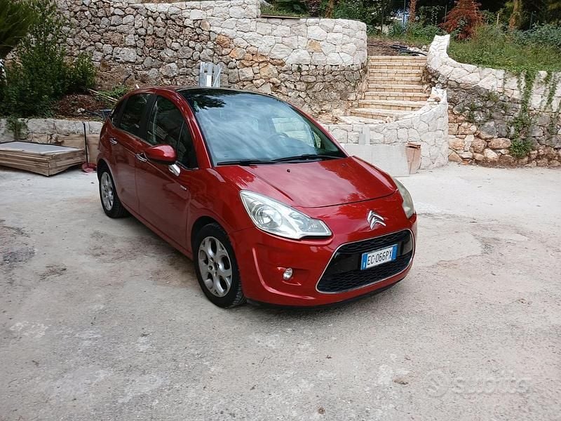Usata Citroën C3 Exclusive 73 CV (53 kW) 2010 Rosso Utilitaria