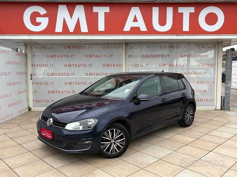 Usata VW Golf VII Allstar 110 CV (80 kW) 2016 Blu Berlina