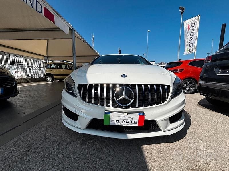 Usata Mercedes A180 AMG 109 CV (80 kW) 2014 Bianco Berlina