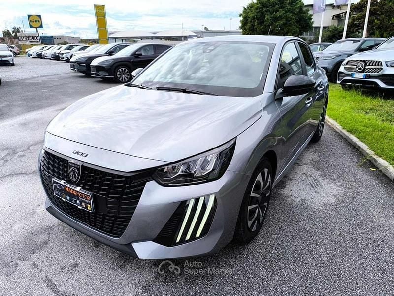 Usata Peugeot 208 Style 75 CV (55 kW) 2025 Argento Utilitaria