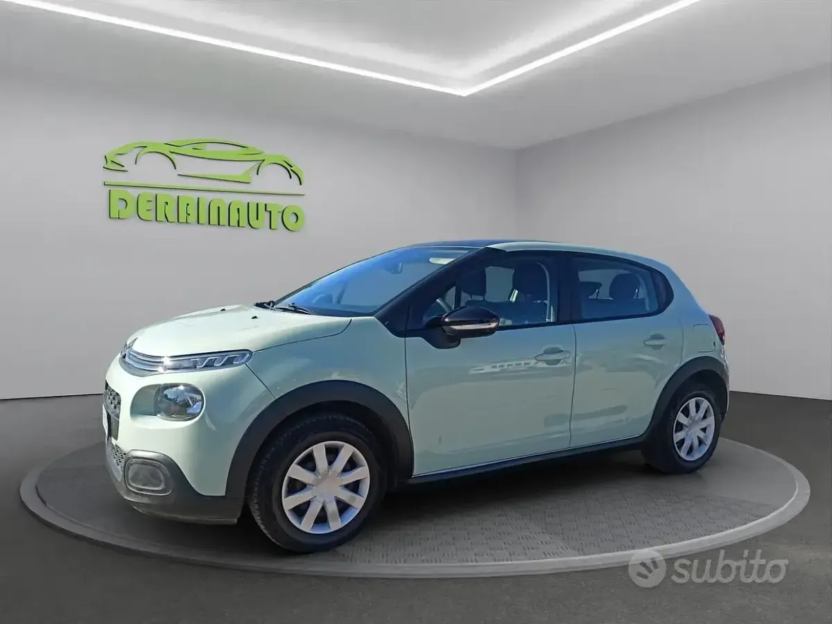Usata Citroën C3 PureTech 82 CV (60 kW) 2018 Verde Utilitaria
